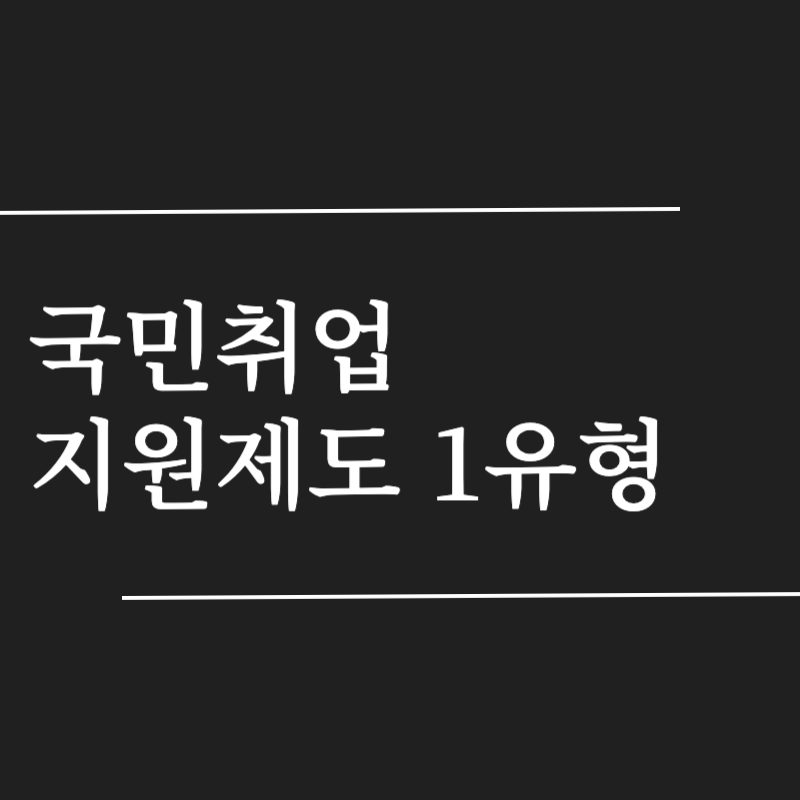 국민 취업 지원 제도