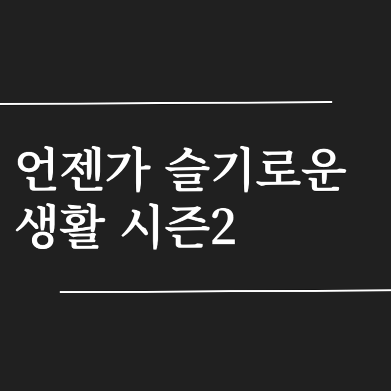 언젠가는 슬기로운 전공의 생활